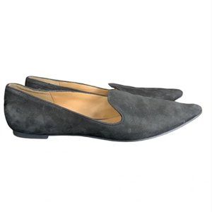 Blue-grey pointy flats by Franco Sarto